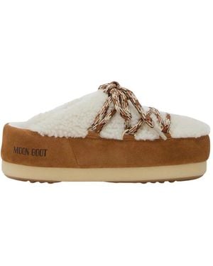 Moon Boot Mules - Brown