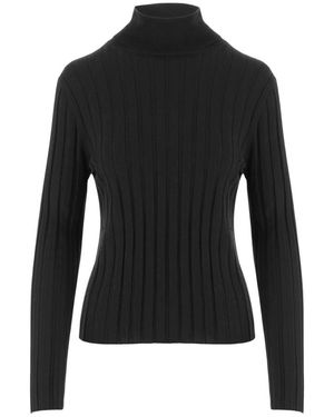 Allude Pullover Schwarz