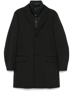 Fay Single-Breasted Coats - Negro