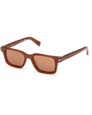 ZEGNA Sunglasses - Brown