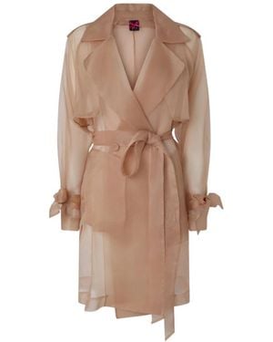 Pinko Trench Coats - Marrón