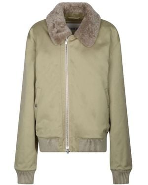 Burberry Hunter Baumwoll-Bomberjacke - Grün