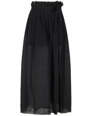 Alpha Studio Midi Skirts - Negro