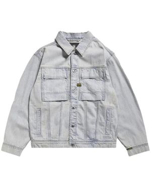 G-Star Oversized Denimjacke - Grau