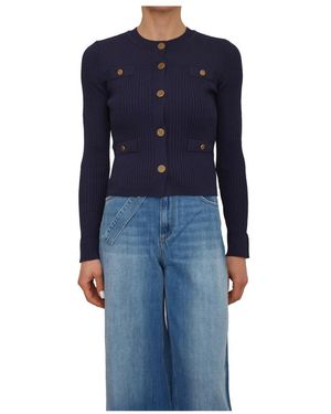 Twinset Truien & Vesten ,Blauw ,Opengebreid Vest