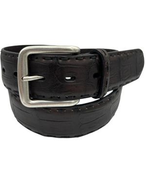 Paolo Vitale Belts - Black