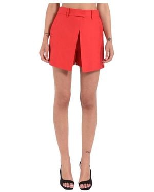 SIMONA CORSELLINI Casual Shorts - Red