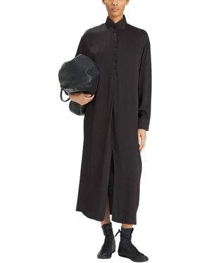 Barena Kleedjes ,Zwart ,Querina Midi Jurk