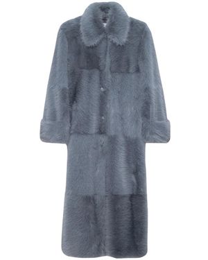 Stand Studio Belted Coats - Azul
