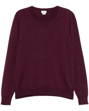 Etro Round-Neck Knitwear - Morado