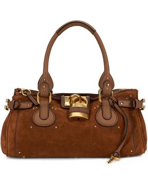 Chloé Paddington Handtas - Bruin