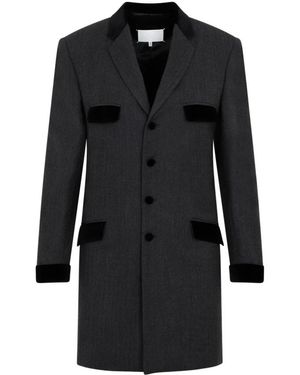 Maison Margiela Single-Breasted Coats - Black