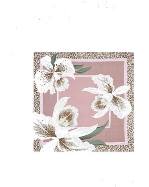 Liu Jo Bloemen Foulard - Roze