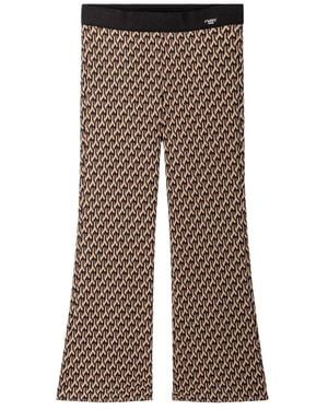 Cambio Wide Trousers - Marrón