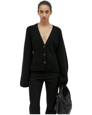 KHAITE Truien & Vesten ,Zwart ,Kasjmier Scarlet Cardigan