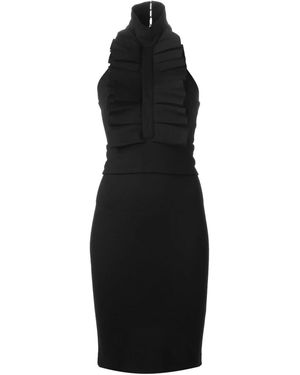 DSquared² Kleedjes ,Zwart ,Nylon Elegante Jurk