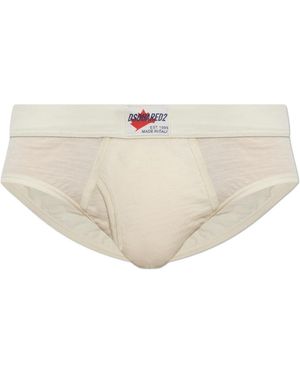 DSquared² Ondergoed ,Wol Wool Briefs - Wit