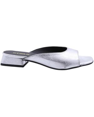 CTWLK Heeled Mules - Blanco