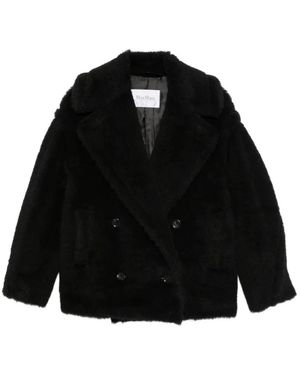 Max Mara Faux Fur & Shearling Jackets - Negro