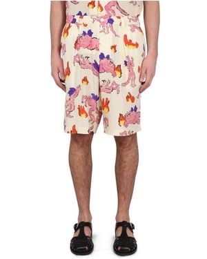 Marni Casual Shorts - Rouge