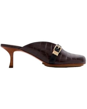 Ganni Schoenen ,Bruin ,Sue Heeled Mules