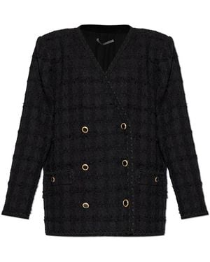Alessandra Rich Tweed Jackets - Black
