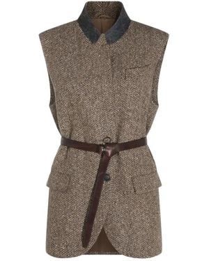 Brunello Cucinelli Vests - Marrone
