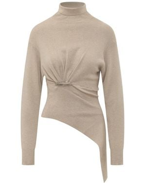 Lanvin Langarm Pullover - Natur