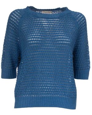 Le Tricot Perugia Round-Neck Knitwear - Bleu