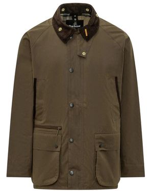Barbour Jassen ,Bruin ,Katoen Icons Beadale Wax Jacket - Groen