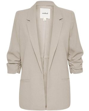 Soaked In Luxury Blazers - Neutre