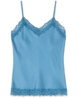 Oltre Sleeveless Tops - Blu