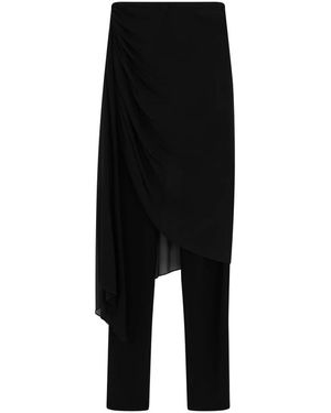 GIUSEPPE DI MORABITO Slim-Fit Trousers - Black