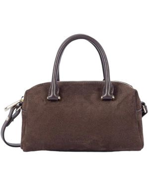 Lancaster Tassen ,Bruin ,Suède Suède Cube Handbag