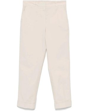 Peserico Straight Trousers - Natural