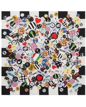 Moschino Silky Scarves - Bianco
