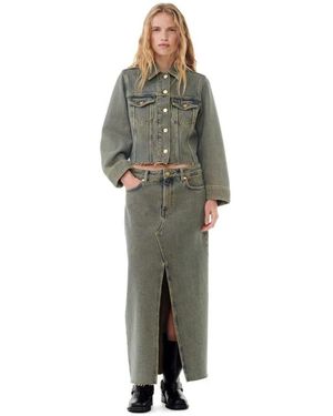 Ganni Denim Skirts - Vert