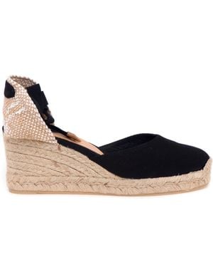 Castañer Carina Keilabsatz Espadrilles - Blau