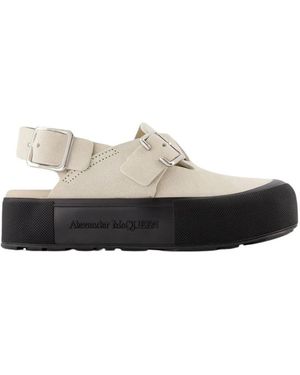 McQueen Clogs - White