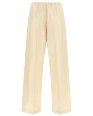 The Row Wide Pants - Natural