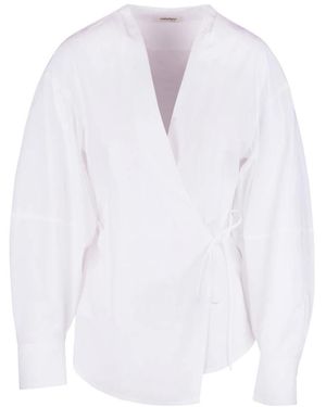 Ottod'Ame Overhemden ,Wit ,Katoen Camicia A Portafoglio