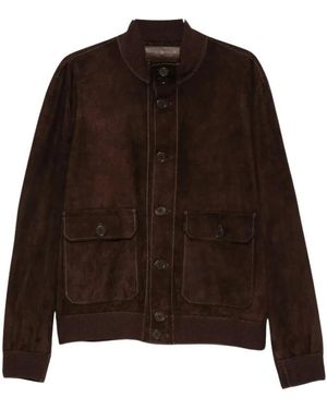 Salvatore Santoro Bomber Jackets - Brown