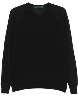 Kiton Pullover Aus Wolle Mit Rundhalsausschnitt - Schwarz