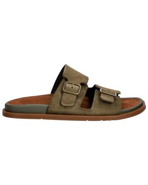 Camper Schoenen ,Groen ,Leer Lluc Sandaal - Bruin