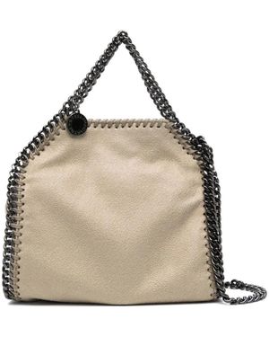 Stella McCartney Bolso De Hombro Con Ribete De Punto De Cadeneta, Mujer, Talla - Neutro