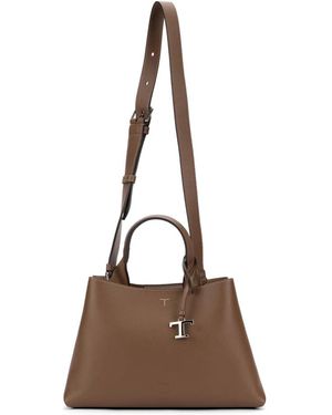 Tod's Tassen ,Bruin ,Leer Kleine Leren Handtas