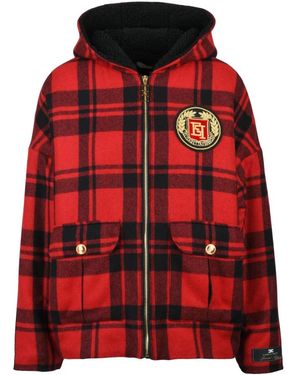 Elisabetta Franchi Winter Jackets - Rojo