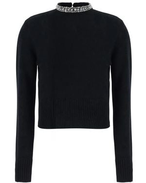 Pinko Round-Neck Knitwear - Nero
