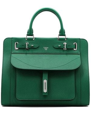 Fontana Milano 1915 Borsa in pelle elegante per uso quotidiano - Verde