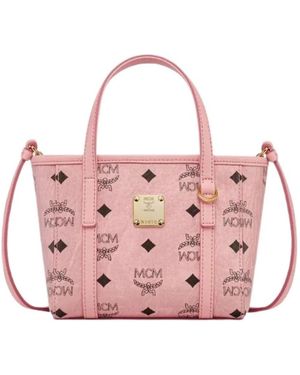 MCM Tassen ,Roze ,Leer Toni Top-Zip Shopper